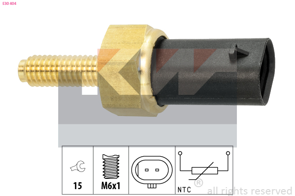 Senzor,temperatura lichid de racire 530 404 KW
